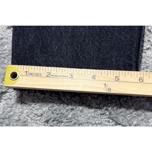 Vintage 90s Levi's High Waist Taper Jeans Black Women's Made USA - Picture 7 of 9